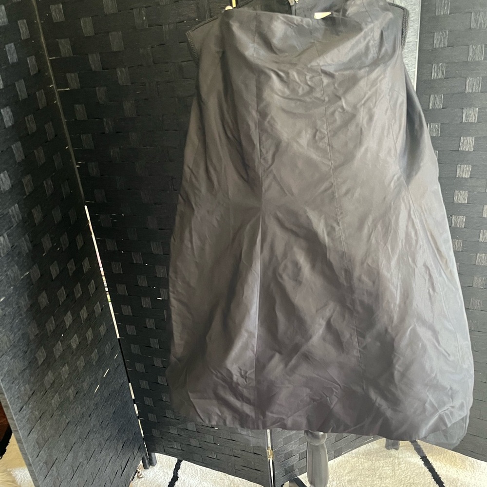 Black silk evening skirt by Tracy Reese